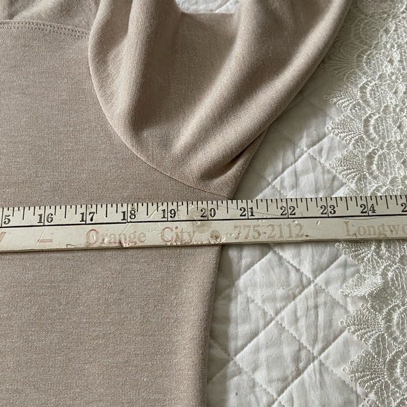 Worthington Knits 2 Piece Skirt Set Beige Long Sleeve with Maxi Skirt Size M - Picture 11 of 16